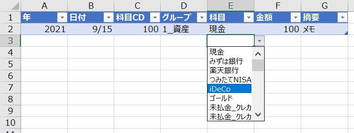 テーブル化のメリット